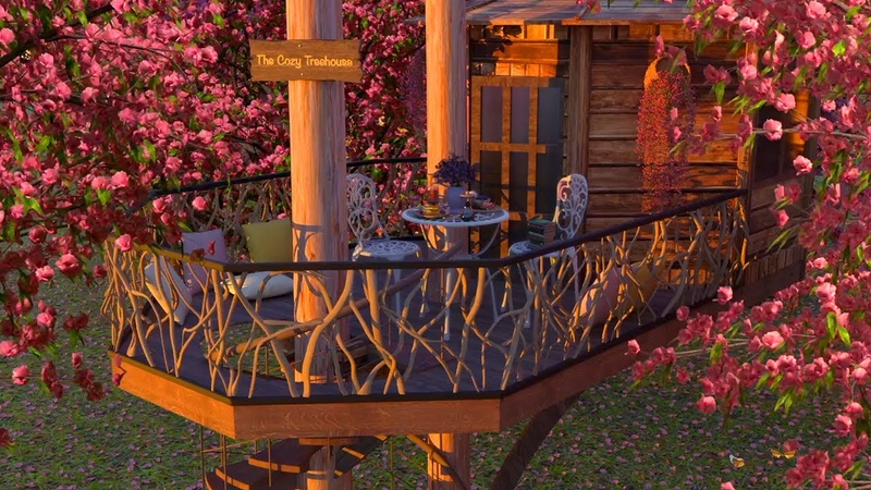 Breakfast in a Treehouse Ambience: Spring Morning Nature Sounds Soft Wind for Rest
