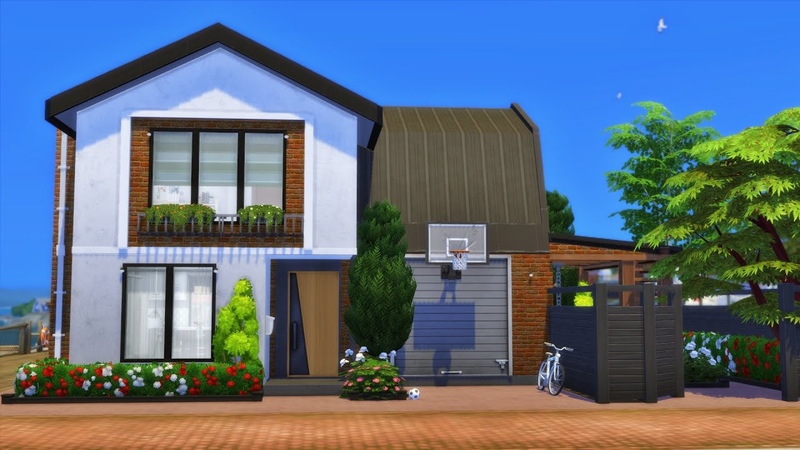 Modern FAMILY HOME The Sims 4 Stop Motion, NO