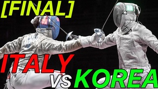 Tokyo 2021 FINAL Korea v Italy | Olympic Fencing | Men's Sabre Team Highlights