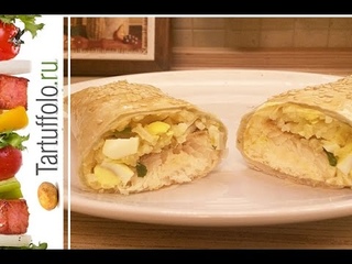 Кулебяка с рыбой из лаваша