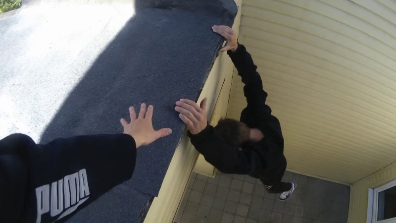 БЕЗУМНЫЙ ПАРКУР ROOFTOP ESCAPE POV +