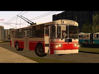 ЗИУ 682 по 5 маршруту | Симулятор троллейбуса | Trolleybus FS Garrys mod