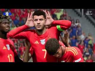 Гол За Альваро Мората В UEFA EURO 2024 @aiyouha