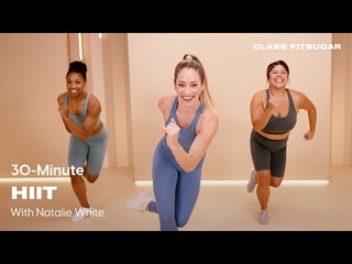 30-мин кардио-тренировка ВИИТ. 30-Minute HIIT Cardio Workout With Natalie White | POPSUGAR FITNESS