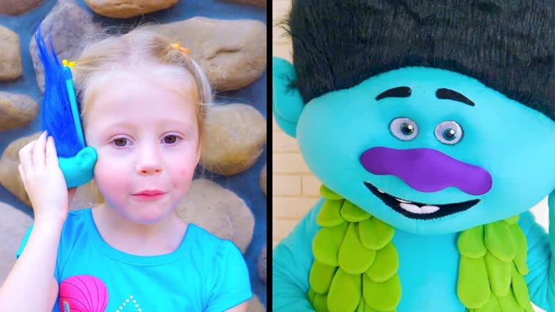 Nastya و papa وجدت في حديقة المفاجآت